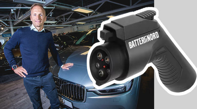 I Bil i Nords aprilspøk ble historien om den nye oppfinnelsen til bilforhandler Thor Drechsler fortalt - et bilbatteri med ny teknologi som dobler rekkevidden.