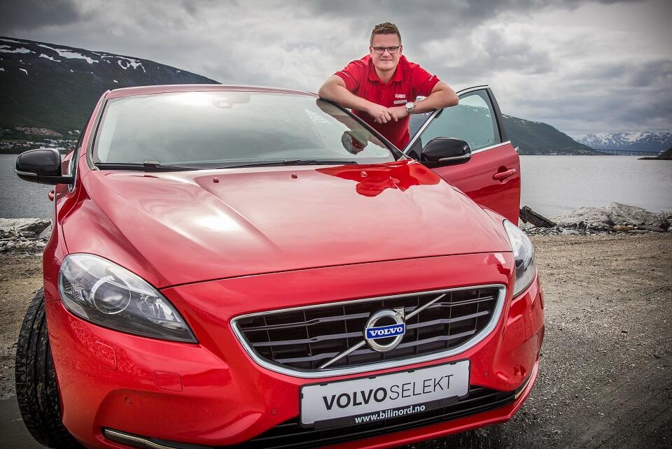 NØYE UTVALGT: En Volvo Selekt-bil er valgt ut etter nøye kriterier, sier bruktbilsjef Brynjar Yttregaard.